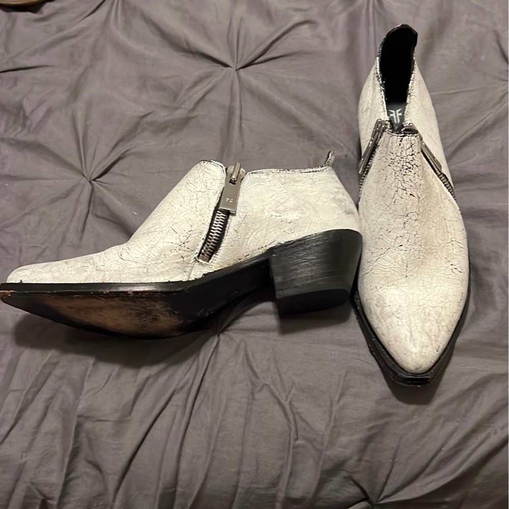 Beautiful custom Frye booties.